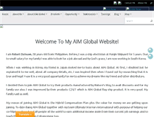 Tablet Screenshot of aimpositive.com